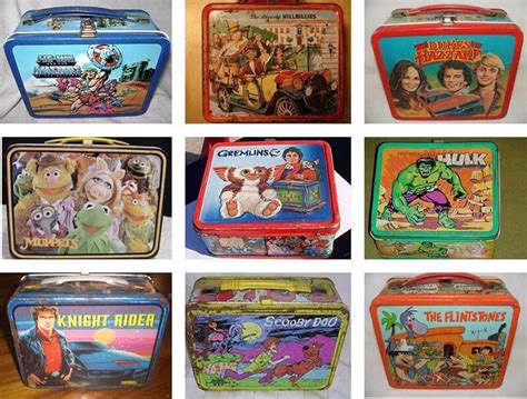 metal lunch boxes from the 80's|80s lunch boxes for sale.